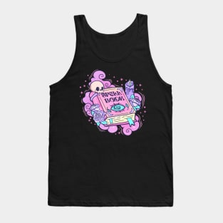 Hot goth spell book Tank Top